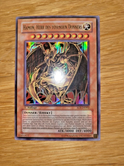 Hamon, Herr Des Tosenden Donners 1. Auflage Ultra Rare SOI-DE002 YuGiOh TCG - Image 1