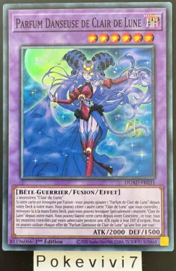 Carte YU-GI-OH! PARFUM DANSEUSE DE CLAIR DE LUNE DUAD-FR031 SR NEUF - Image 1
