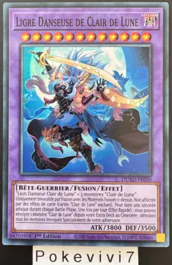 Carte YU-GI-OH! LIGRE DANSEUSE DE CLAIR DE LUNE DUAD-FR030 SR NEUF - Image 1