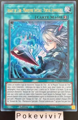 Carte YU-GI-OH! ASSAUT DE L'AIR - MANOEUVRE SPECIALE - PORTAI DUAD-FR069 UR NEUF - Image 1