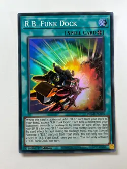 R.B. Funk Dock DUAD-EN095 Super Rare 1st Edition YuGiOh Card NM - Image 1