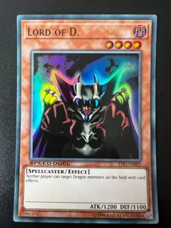 Lord of D. STP1-EN005 Super Rare Near Mint Yugioh - Image 1