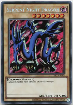 Serpent Night Dragon SRL-EN103 Secret Rare Near Mint Yugioh - Image 2