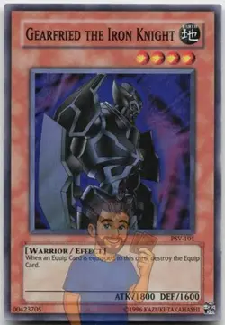 Gearfried the Iron Knight PSV-101 Super Rare Unlimited Near Mint Yugioh - Image 1