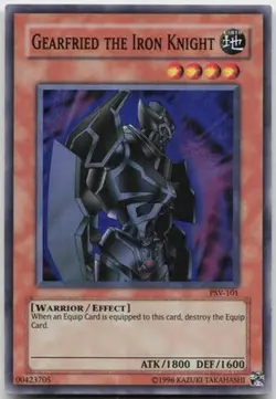 Gearfried the Iron Knight PSV-101 Super Rare Unlimited Near Mint Yugioh - Image 2