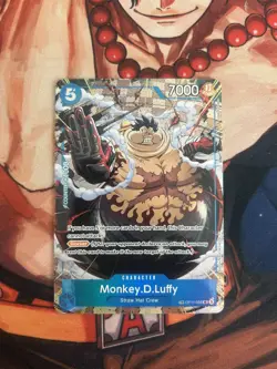 TREASURE RARE Monkey.D.Luffy OP11-058 (TR) - Carrying On His Will (OP13) ENG NM - Image 1