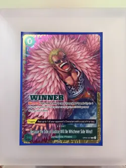 Because the Side of Justice Will Be Whichever Side Wins!! - OP05-037 Winner NM - Image 1