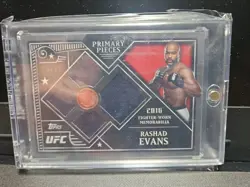 2016 Topps UFC MUSEUM COLLECTION RASHAD EVANS QUAD RELIC SWATCH /25 MINT! - Image 1