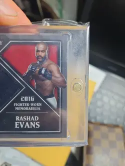 2016 Topps UFC MUSEUM COLLECTION RASHAD EVANS QUAD RELIC SWATCH /25 MINT! - Image 3