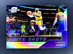 2021-22 Panini Optic LeBron James HOLO PRIZM Suite Shots INSERT #7 Lakers - Image 1