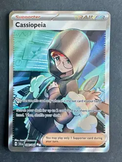 Pokemon TCG Cassiopeia Shrouded Fable Full Art Trainer Ultra Rare Card 086/064 - Image 1