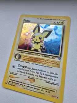 Pichu *German* Pokemon TCG NEO Genesis Holo Vintage 12/111 LP - Image 3