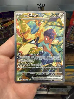 Hop’s Zacian EX 186/159 SIR Journey Together Pokemon Card - Image 1