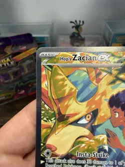 Hop’s Zacian EX 186/159 SIR Journey Together Pokemon Card - Image 2