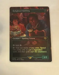 Delighted Halfling (Borderless) Universes Beyond: the Lord of the Rings:... - Image 1