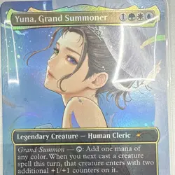 Yuna, Grand Summoner - FOIL PROMO - P 0001 - In-hand, ready to ship - MTG - MINT - Image 2