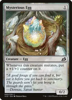 Magic the Gathering (mtg): IKO: Mysterious Egg (x 4) - Image 1