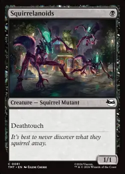 Magic the Gathering (mtg): TMT: Squirrelanoids (x 4) - Image 1