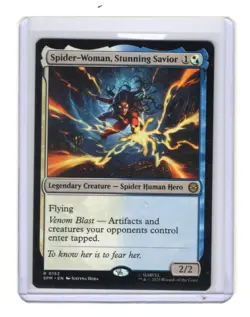 Spider-Woman, Stunning Savior 152 Marvel's Spider-Man Magic: The Gathering NM - Image 1
