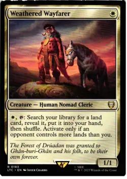 Weathered Wayfarer 183 Commander: The Lord of the Rings NM - Image 1