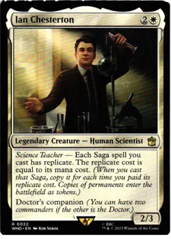 Ian Chesterton 22 R Universes Beyond: Doctor Who NM MTG - Image 1