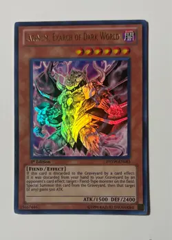 Latinum, Exarch of Dark World PHSW-EN085 Photon Shockwave Ultra Rare NM Yu-Gi-Oh - Image 1