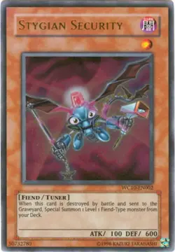 Yu-Gi-Oh! Video Game Promotional Cards #WC10-EN002 Stygian Security - Image 1