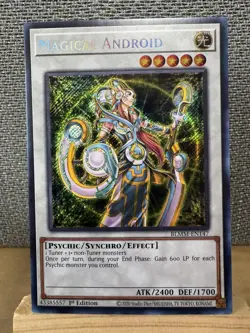 Yugioh Magical Android BLMM-EN147 1st Secret Rare - Image 1