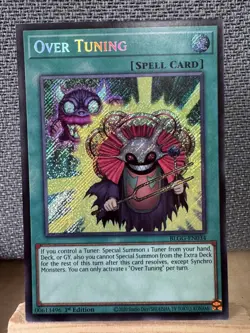 Over Tuning BLGG-EN034 Secret Rare Yugioh Battles Of Legend Glorious Gallery - Image 1
