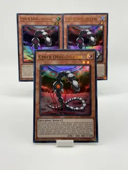 Yu-Gi-Oh! Cyber Dragon Core RA04-EN013 Ultra Rare 1st Ed. X3 (Playset) - Image 1