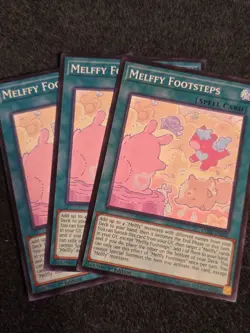 Yugioh! 3x Melffy Footsteps CORI-EN059 Common 1st Ed NM - Image 1