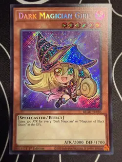 Dark Magician Girl (SECRET RARE) BLGG-EN003 (MINT) Yu-Gi-Oh! Konami TCG - Image 1