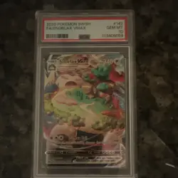 Pokemon 2020 Snorlax VMAX 142/202 SWSH01 Sword & Shield Full Art Holo PSA 10 - Image 1