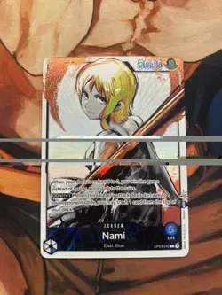 Nami Alt art OP03-040 (Leader) Parallel Pillars of Strength ONE PIECE Card ENG - Image 1