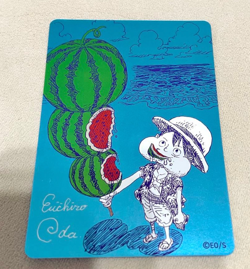 ONE PIECE Metakira Card Luffy Watermelon NatsuComi 2026 Promo Foil - Image 1