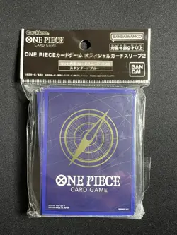Standard Blue 70 Sleeves Japanese One Piece Card Game Official Vol.2 ZY27 - Image 2