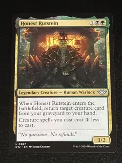 MTG Outlaws of Thunder Junction Honest Rutstein 0207 - Image 1