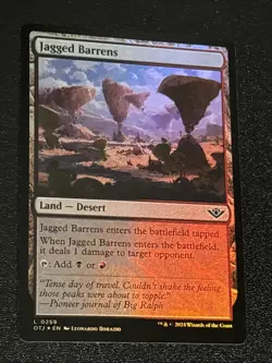 MTG Outlaws of Thunder Junction Jagged Barrens Foil 0259 - Image 2