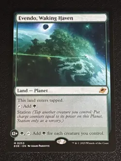 MTG Edge of Eternities Evendo, Waking Haven 0253 NM Mythic - Image 1