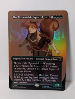 The Unbreakable Squirrel Girl - Borderless FOIL (0371) - Marvel MSH - NM - MTG - Image 1