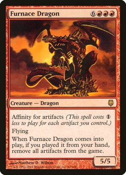 MTG - Furnace Dragon - Darksteel - Magic the Gathering - Image 1