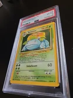 Venusaur 15/102 Holo Base Set Unlimited Pokemon TCG PSA 6 WOTC 1999 - Image 3