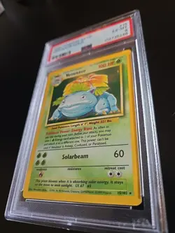 Venusaur 15/102 Holo Base Set Unlimited Pokemon TCG PSA 6 WOTC 1999 - Image 4