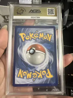 2019 Pokemon Charizard GX HOLO SM195 Black Star Promo Sun & Moon Graded AGS 9.5 - Image 3