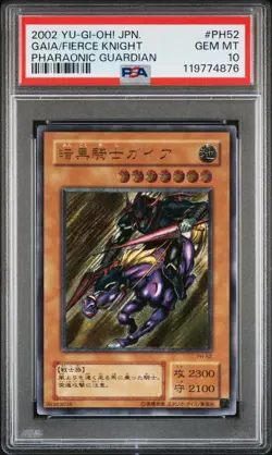 2002 YU-GI-OH! JPN PHARAONIC GUARDIAN #PH52 GAIA THE FIERCE KNIGHT PSA 10 - Image 1