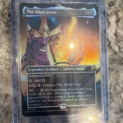 Marvel Super Heroes The Mind Stone 0386 Mythic Foil Full Art Legendary W - Image 1