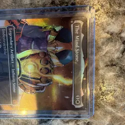 Marvel Super Heroes The Mind Stone 0386 Mythic Foil Full Art Legendary W - Image 2