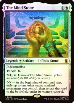 The Mind Stone (Foil) M 0021 MTG - Marvel Super Heroes - Image 1