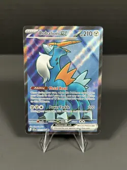 Cobalion EX 103/086 Ultra Rare ME04: Chaos Rising Pokemon Near Mint - Image 1