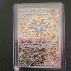 Pokemon Magneton SVP 159 Scarlet & Violet Promo Illustration Rare IR NM English - Image 1